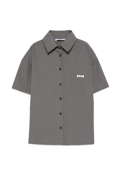 Camicia con logo MSGM KIDS | S6MSJGSI163103